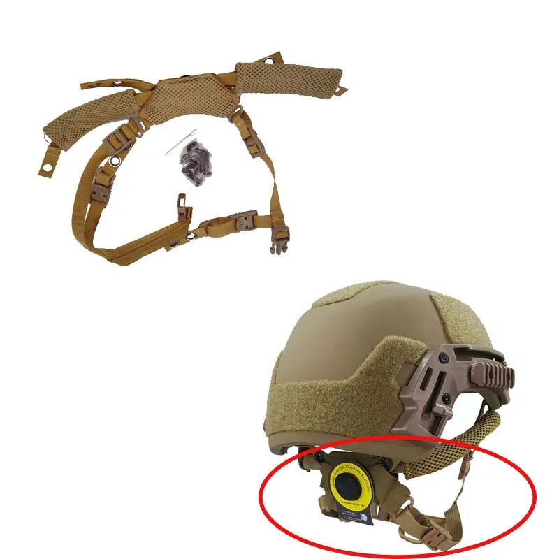 MICH Wendy Tactical Helmet Adjustable Knob Strap Suspension Lanyard FAST Modification Accessory