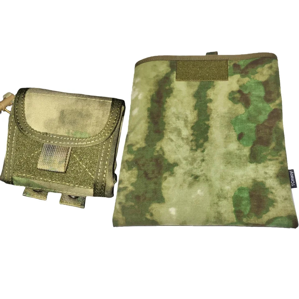 Tactical Magazine Dump Pouch Molle Mag Drop Pouch Recycling Bag Storage Tool Bag