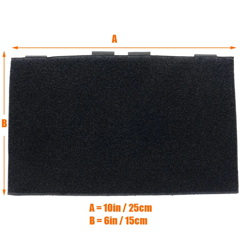 Tactical Molle Patch Panel Mounting Placard Badge Pad Morale Patches Hook and Loop Display Board MOLLE System for Hunting