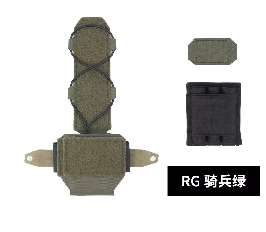 Multifunctional Tactical Hunting Helmet Night Vision Device Battery Accessory Bag Easy Disassemble Counterweight Bag