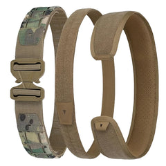YAKEDA Tactical Airsoft Belt-MOLLE Battle Belt, with Quick Release Buckle and Anti-Slip Pad Inner Belt, Law Enforcement Duty Bel