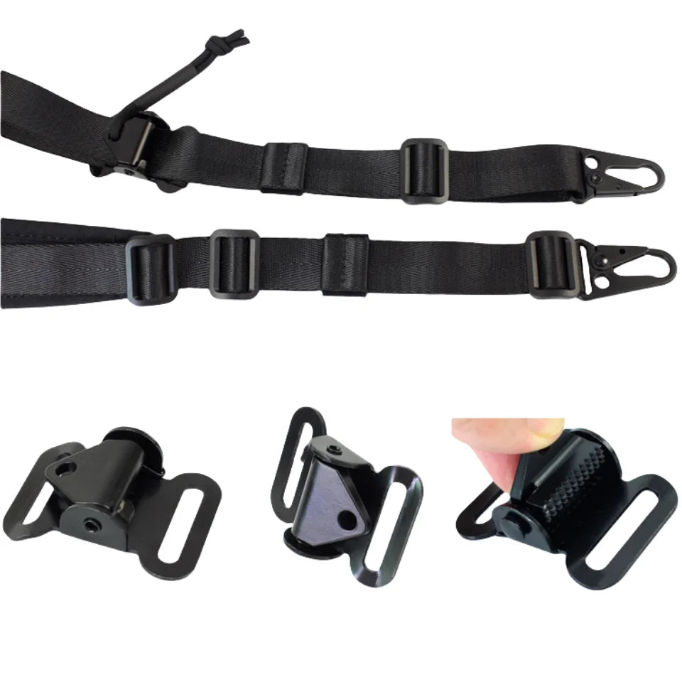 Tactical Quick Release Sling Strap Airsoft 2 Points Adjustable Rifle Nylon Strap Outdoor Hunting Weapon Accessories