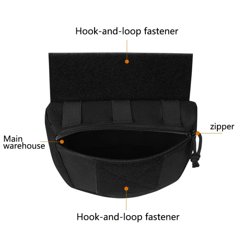 JPC/CPC Vest/Tactical Chest Pouch FC Large Sub-Pouch Tactical Vest/Chest Pouch Expanded Lower Belly molle