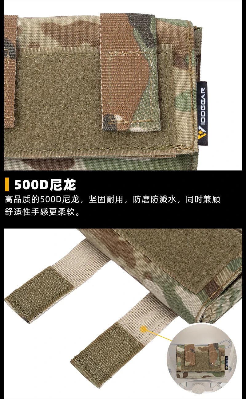 Weight Bags Outdoor Tactical Helmet Accessory Pouch Style Helmet Battery Bag