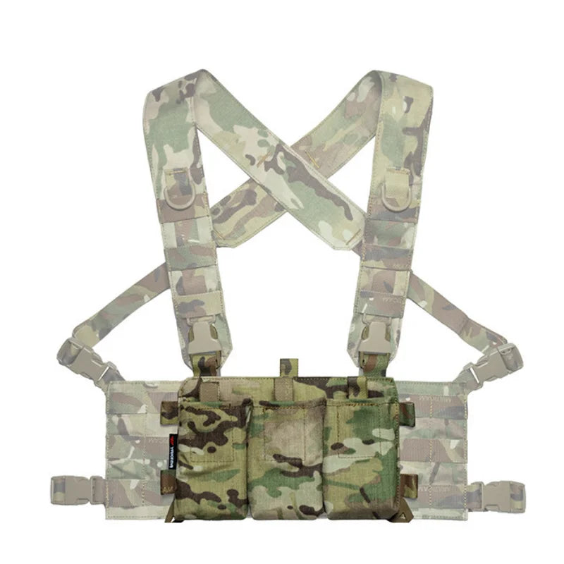 YAKEDA 500D Nylon N66 MOLLE Tactical Holster Triple Magazine Pouch  with Quick Release Mag Pouch Insert