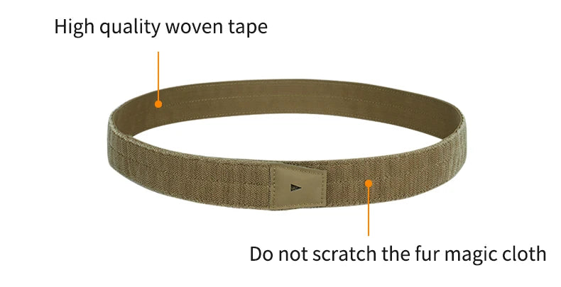 Tactical Belt 3 IN 1 Laser Cut Quick Release Buckle MOLLE Combat Shooting Belt with Inner Belt & Back Support Pad