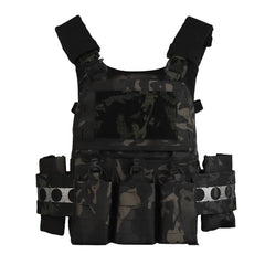 Tactical FCPC V5 Plate Carrier Ferro Style New Version Quick Release Vest Triple 556 Magazine Pouch MOLLE With Large Zipper