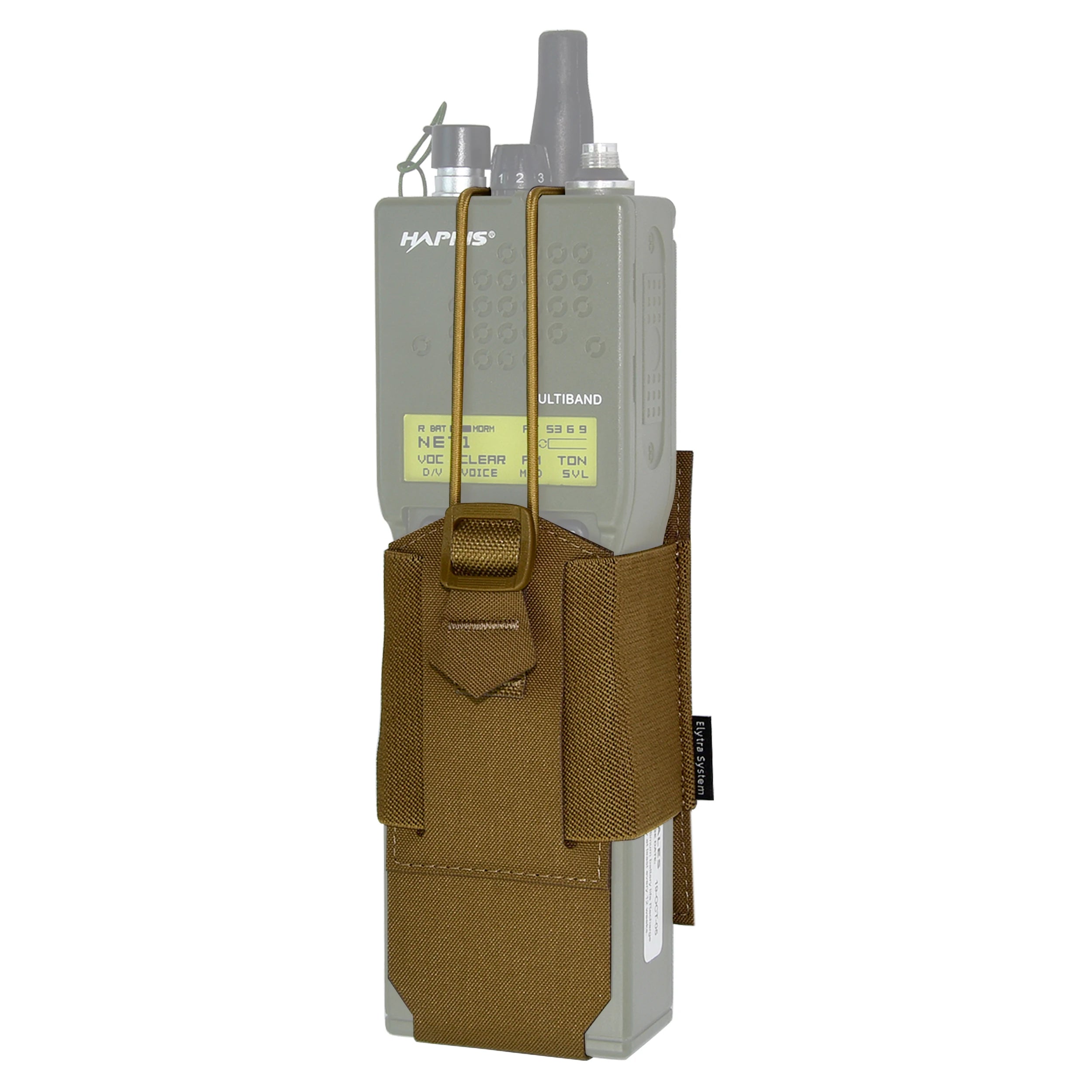 Tactical Adjustable Height Molle Compatible Storage Pouch for Large-Sized Radio Devices Molle Tool Pouch