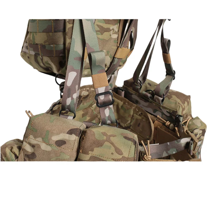 NEW RPS Smersh AK SSO/SPOSN Tactical Chest Rig Molle Set Training Gear Outdoor Chest Vest ATFG MC Camo