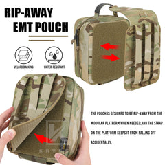 KRYDEX Large Rip-Away Quick-Release IFAK Waist Pouch