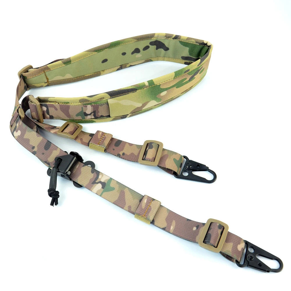 2/1 Point Tactical Sling, Modular Strap, Padded, Outdoor Activities