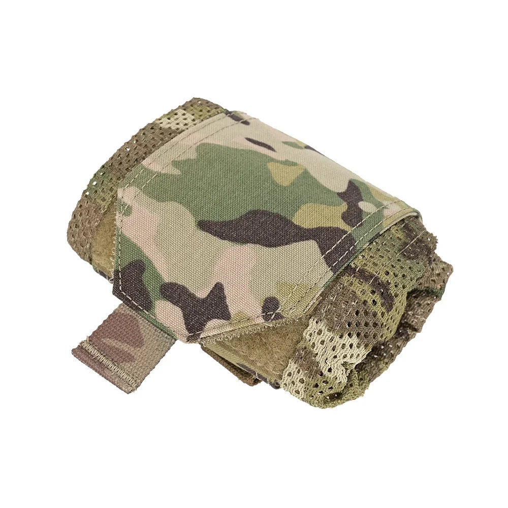 Outdoor Portable Mini Foldable Mesh ATS Roll Up Bag Micro Folding Compact Dump Pouch Camping Hiking Hunting Storage
