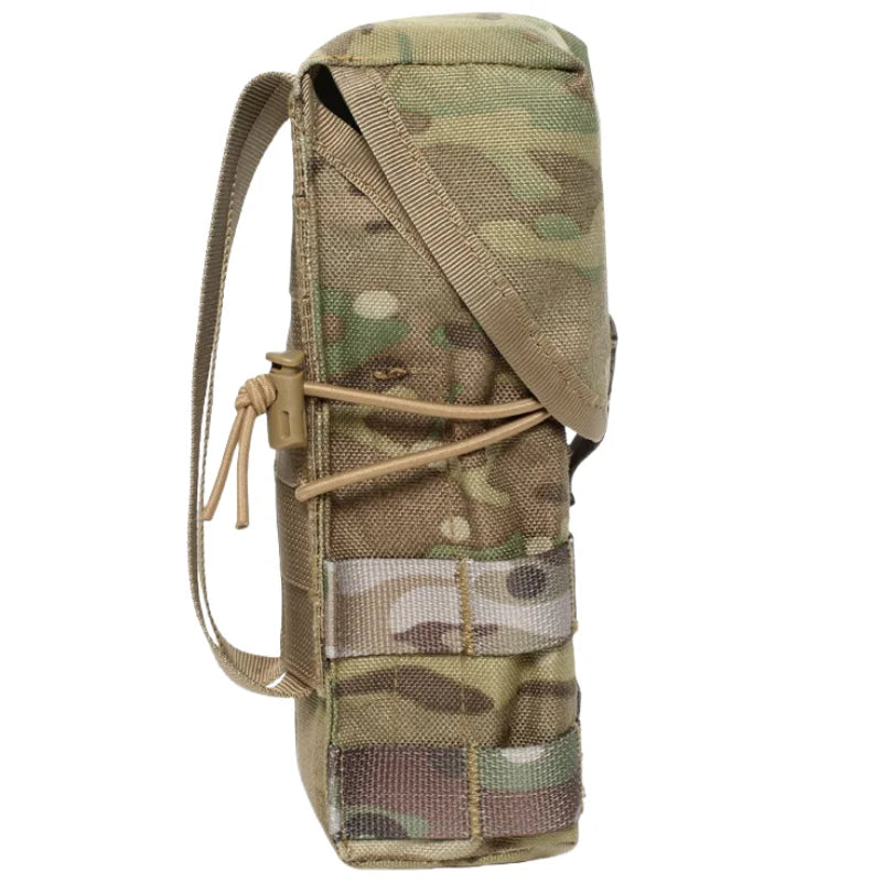Tactical 556/7.62 Dual Pouch, MOLLE System, Adjustable Elastic, Lightweight, Drainage Hole