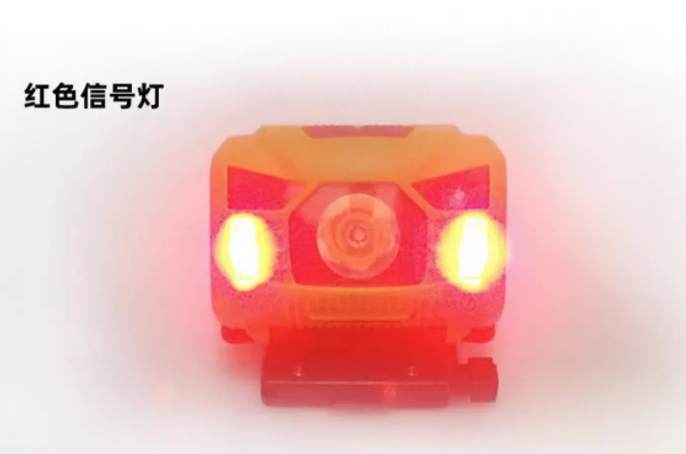 USB Charging Induction Waterproof Headlight FAST Tactical Helmet Headlight Q5 Rescue Light Signal Light