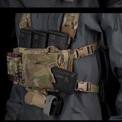 Tactical TQ Holder Hook Molle Belt Tourniquet Pouch & Loop Secure Pouch Competition Chest Rig Vest Accessories Carrier