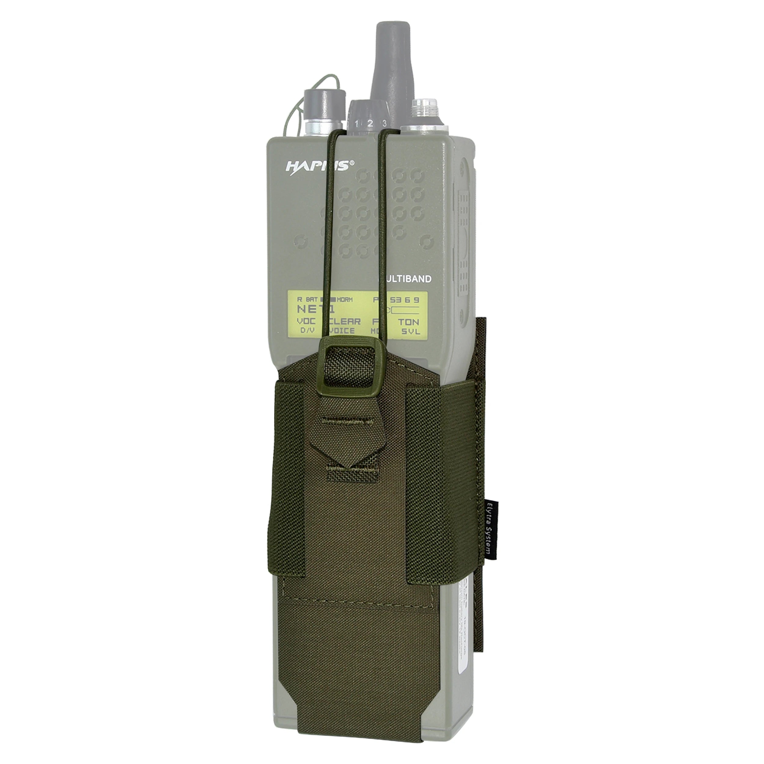 Tactical Adjustable Height Molle Compatible Storage Pouch for Large-Sized Radio Devices Molle Tool Pouch