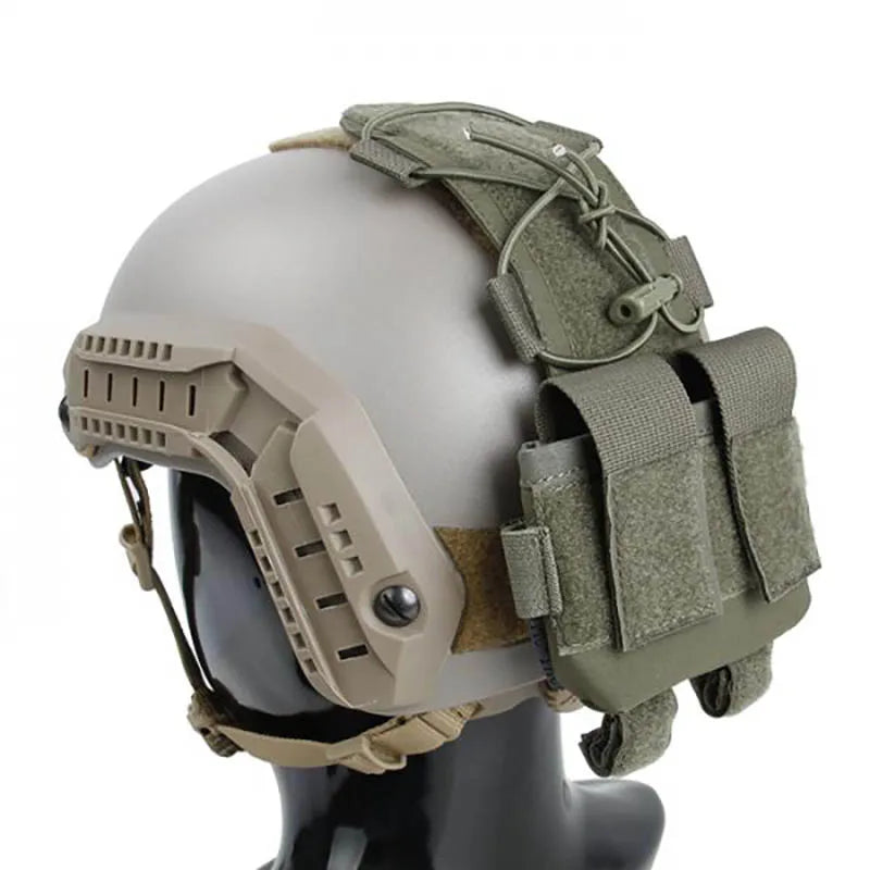 500D Outdoor Tactical Helmet Battery Pouch MK2 Helmet Accessories Bag