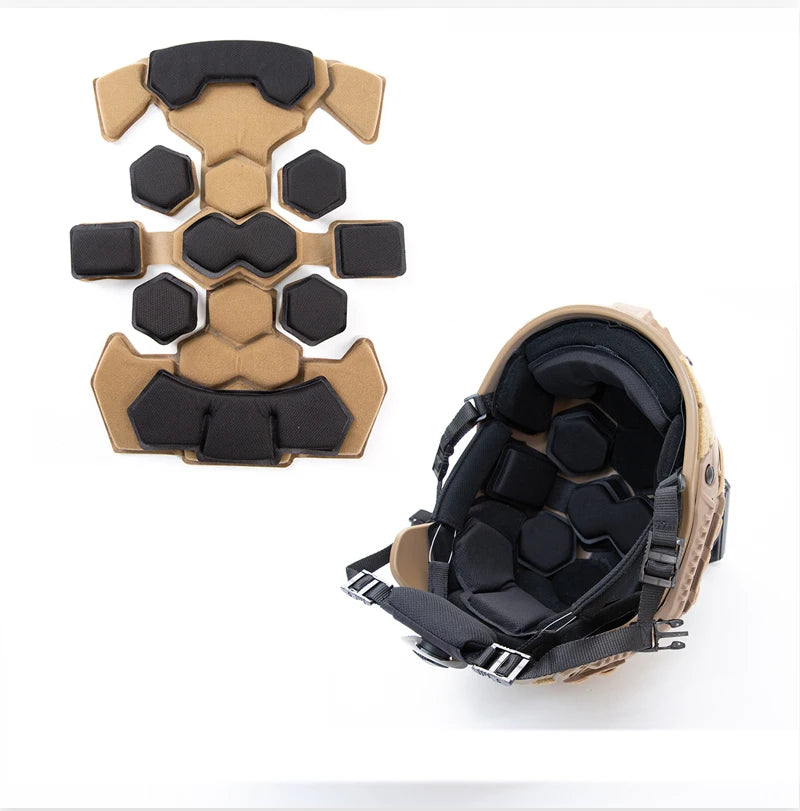 Breathability Detachable Comfortable Dual Layer Memory Foam Sponge Sweat Absorption Wendy Outdoor Tactical Hunting Helmet Pad
