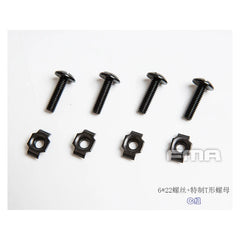 FMA Helmet Rail Screws Set Helmet Strap Fixed Screws Bolts And Nuts Hunting Outdoor Helmet Accessories