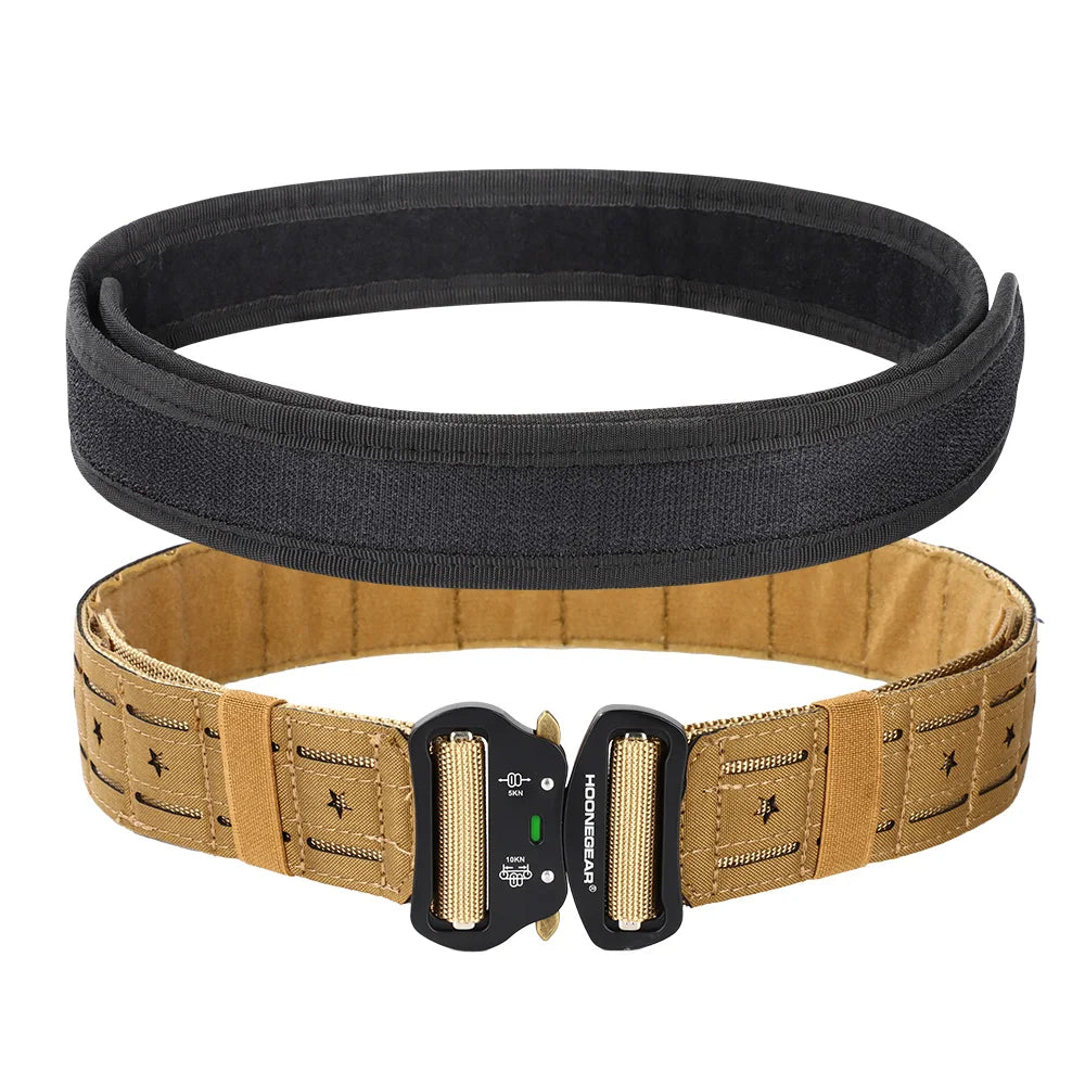 Tactical 2 inch Combat Belt Quick Release Buckle MOLLE Hunting Sport Mens Belt Durable Outdoor Wargame