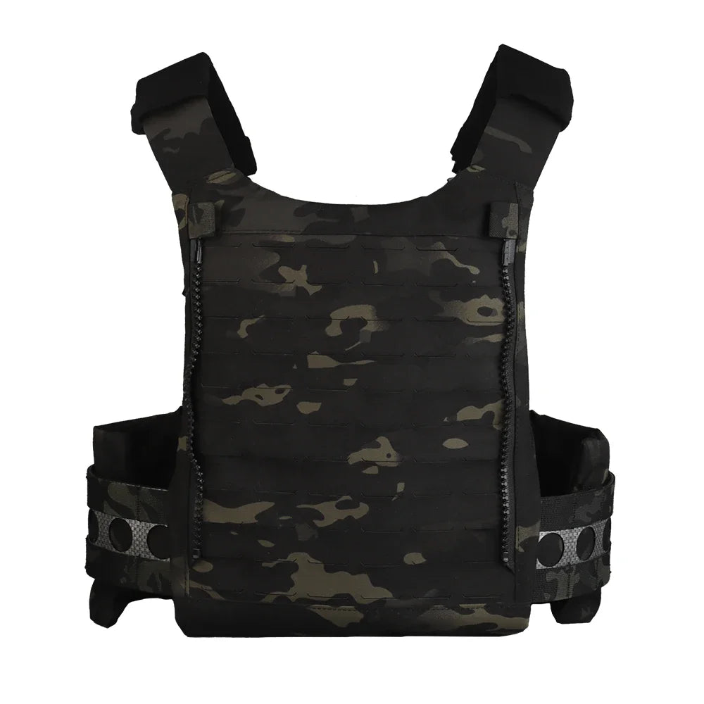 Tactical FCPC V5 Plate Carrier Ferro Style New Version Quick Release Vest Triple 556 Magazine Pouch MOLLE With Large Zipper
