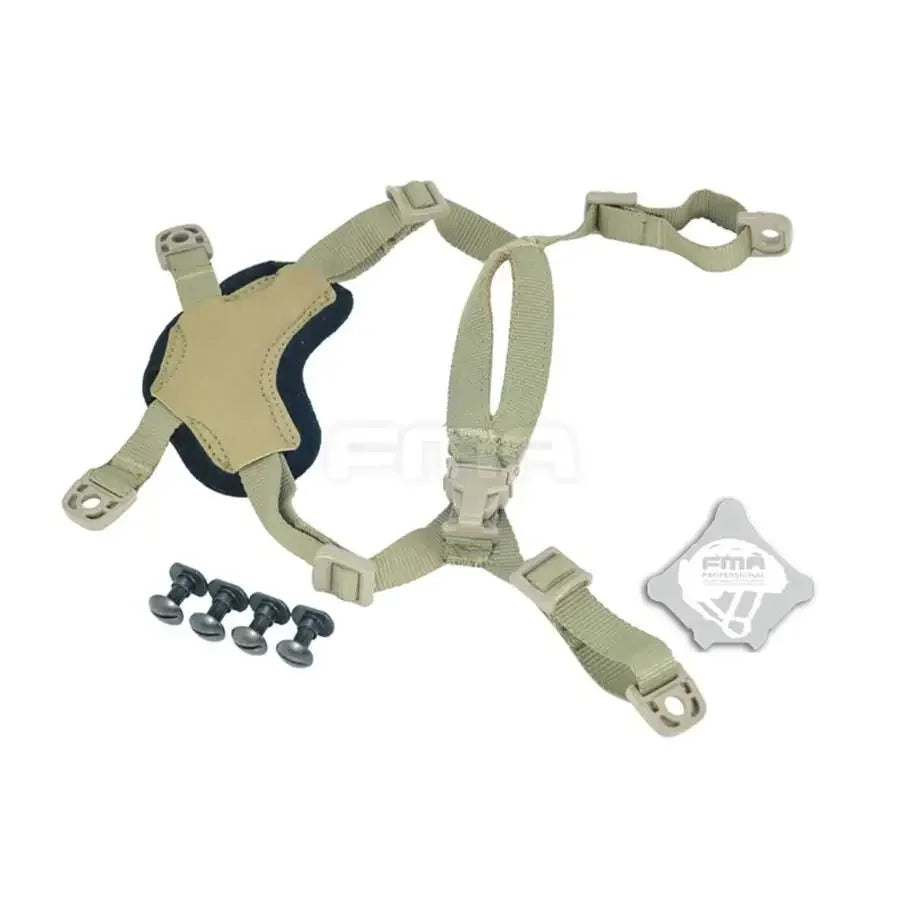 Nylon Suspension System Chin Strap For Tactical FMA Helmet Pad