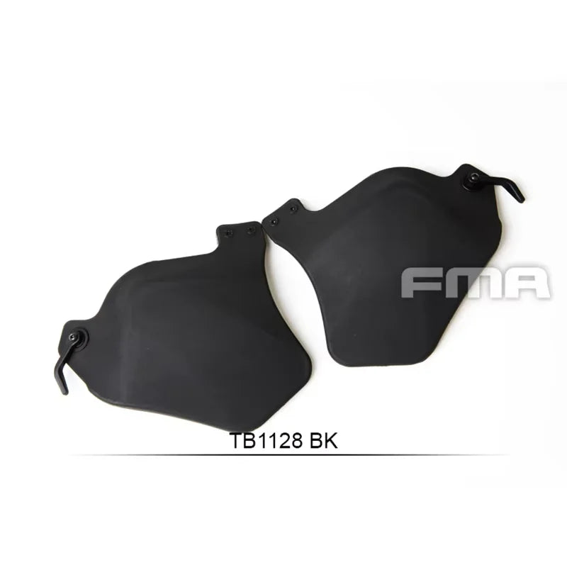 Plastic Side Covers With Pad Protective Cover Ear Protector FMA Outdoor Hunting Helmet Guide Rail Accessories