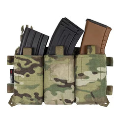 YAKEDA 500D Nylon N66 MOLLE Tactical Holster Triple Magazine Pouch  with Quick Release Mag Pouch Insert