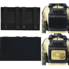 Tactical Molle Patch Panel Mounting Placard Badge Pad Morale Patches Hook and Loop Display Board MOLLE System for Hunting
