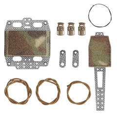 Tactical PVS31 NVG Battery Box Retention System Helmet Pouch FERRO STYLE Carbon Frame