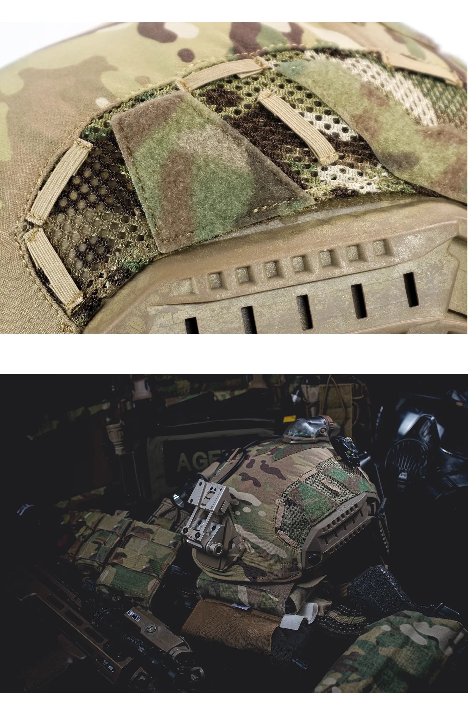 Tactical CS Hunting Helmet Cloth SF Helmet OPS2-CORE SF Helmet Cover