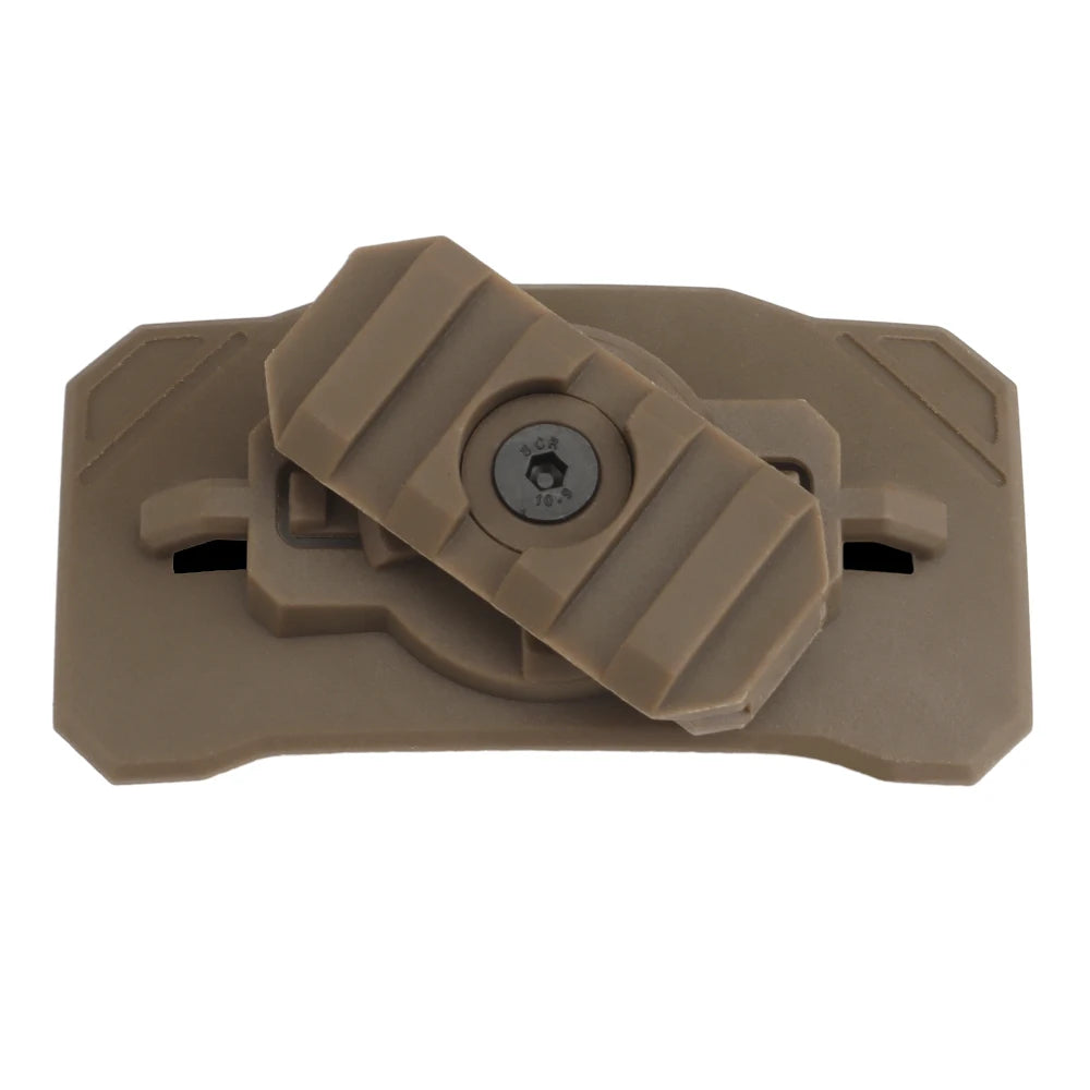 Universal Helmet Light Adapter Helmet Tactical Headlight Night Vision Device With Rotatable Base Adapter