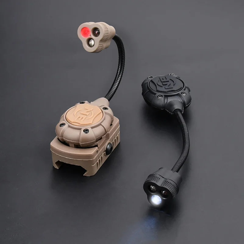 Tactical Airsoft Helmet Light Princeton Softair Lantern IR Red Dot LED Flashlight Tec Mpls 3 LED Light Weapon Rifle Lamp