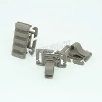 3 Type Molle Vest Adapter FMA Tactical Hunting 25mm Webbing Multipurpose Rail Mount Tube Pipe Clip