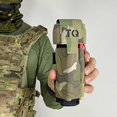 Tactical Molle Elastic Quick-Release TQ Pouch Molle Version Multi Direction Adjustable Tourniquet and Marker Holder