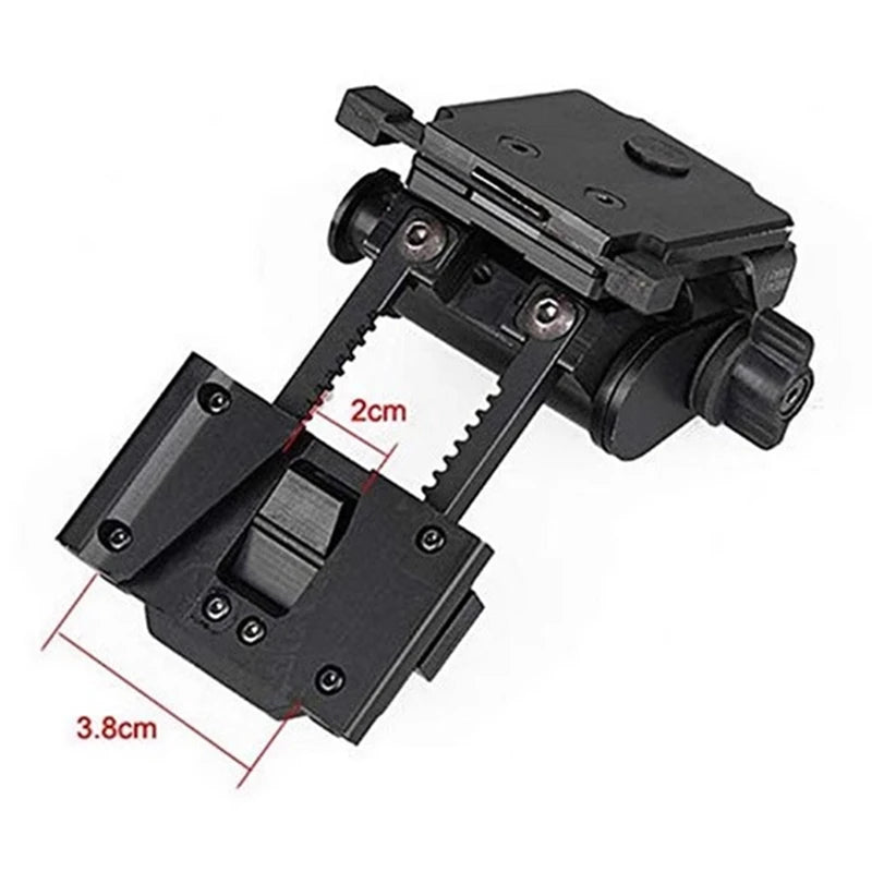PVS15 PVS18 GPNVG18 Night Vision Goggle NVG Bracket,Metal Helmet Bracket,Modular Interface Design for L4G24 NVG Metal Mount