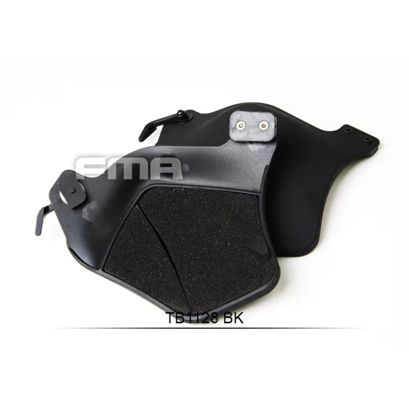 Plastic Side Covers With Pad Protective Cover Ear Protector FMA Outdoor Hunting Helmet Guide Rail Accessories