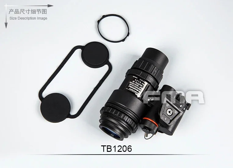 Dummy NVG Night Vision Goggles Model(new style) For Hunting Tactical Helmet New FMA PVS18 1 : 1 Real Metal Version