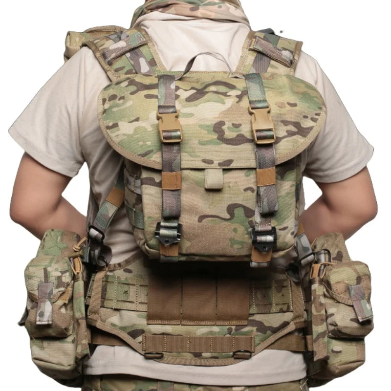 Hunting SSO/SPOSN Smersh AK MOLLE Chest Rig Backpack 7.62 Pouchs Training Gear M1 Tactical Combat Vest