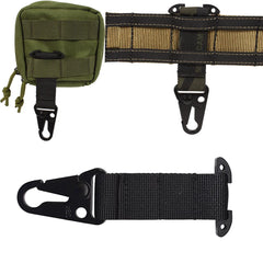 Tactical Clash Hook Hanging Carabiner ICB Molle Webbing Clip Olecranon Metal Outdoor Cummerbund Belt Hunting Vest Accessories