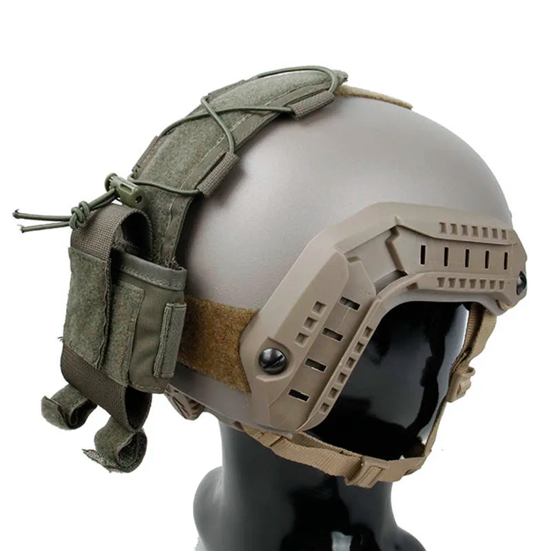 500D Outdoor Tactical Helmet Battery Pouch MK2 Helmet Accessories Bag