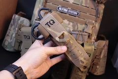 EMS Tourniquet Kit with Molle Tourniquet Holder, TQ Holder Holster Metal Emergency Survival Gear and Supplies
