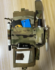 Tactical Super Admin Pouch MOLLE Compatible Tactical Pouch Admin Gear Storage, Heavy Duty Outdoor Pouch for Tactical Vest