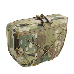 500D Molle Tactical Drop Dump Pouch Fanny Pack Organizer Bag Front Pocket For JPC AVS CPC RRV Plate Carrier Vest Accessories