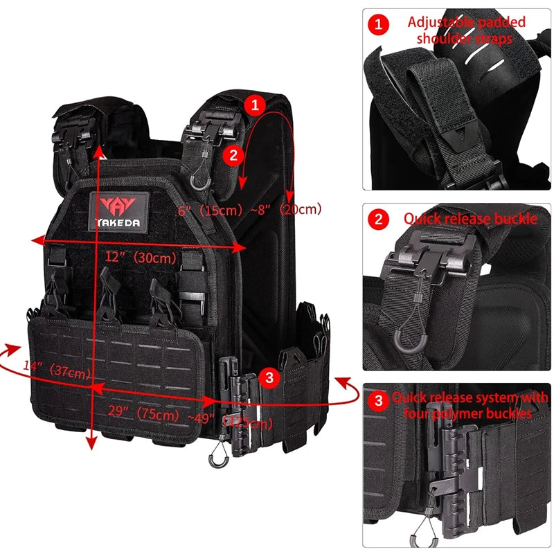 YAKEDA  EVA Foam SAPI Plate For Tactical Vest