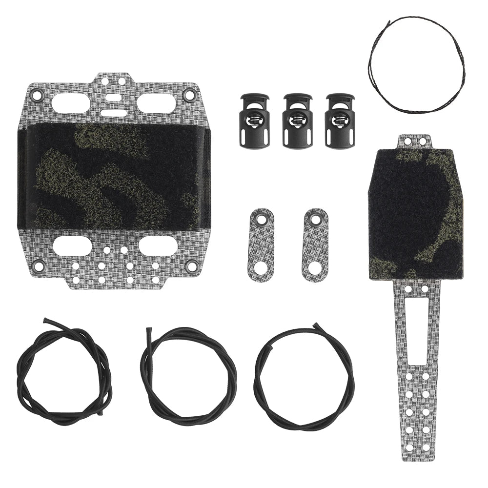 Tactical PVS31 NVG Battery Box Retention System Helmet Pouch FERRO STYLE Carbon Frame