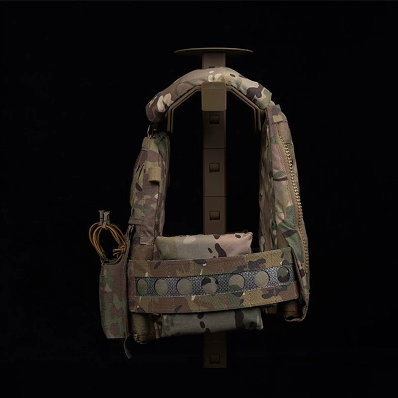 Ferro V5 FCPC Hunting Plate Carrier Modular Portable MOLLE Airsoft Training Triple Magazine Pouch With Zip On Back Panel Banger