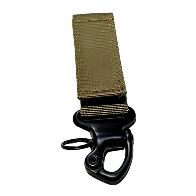 1PC Outdoor Tactical Hanging Key Hook Clip Clamp Buckle Hook Clip Nylon Webbing Molle Belt Clip Buckle Strap Hunting Accessories