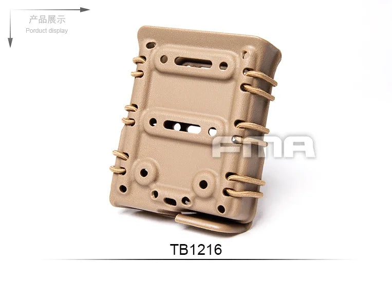 BK/DE/FG Tactical Molle Magazine Bag FMA Mag Single Pouch Carrier 7.62