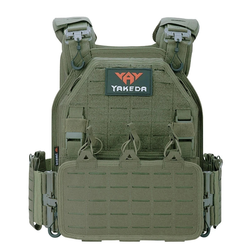 YAKEDA ATFG MOX CAMO Light Weight Quick Release Combat Plate Carrier 1000D Nylon Molle Chaleco Tactico Tactical Vest Hunting